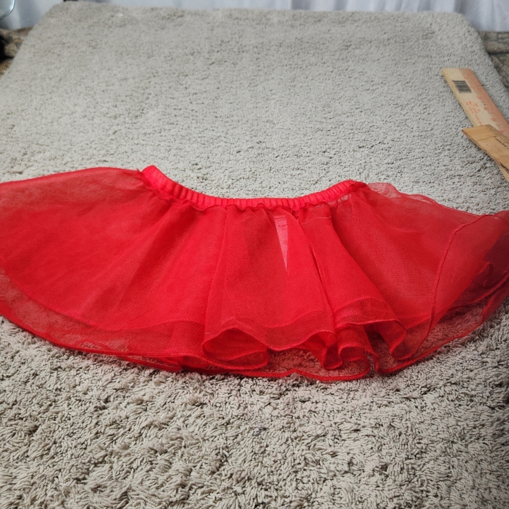Toddler's Red Tulle Skirt - Carter's - 18M - Picture 2 of 8